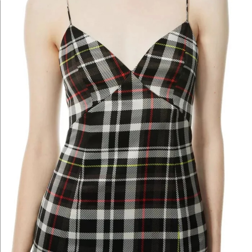 COPY - Alice+Olivia Julietta Plaid MIDI Dress